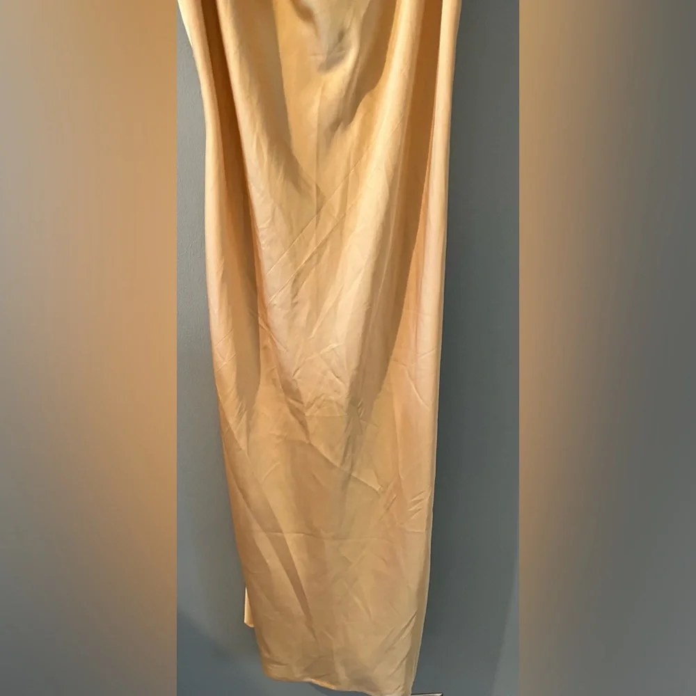 Forever 21 Gold Slip Dress - small - NWT - Picture 3 of 8